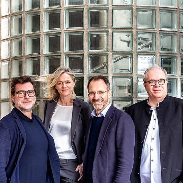 <p><strong>Vier kreative Partner stehen für Gruppe GME</strong><br />(v.l.): Christian Buck, Maja Marstaller, Stephan Kohlrausch, Jürgen Keil</p>